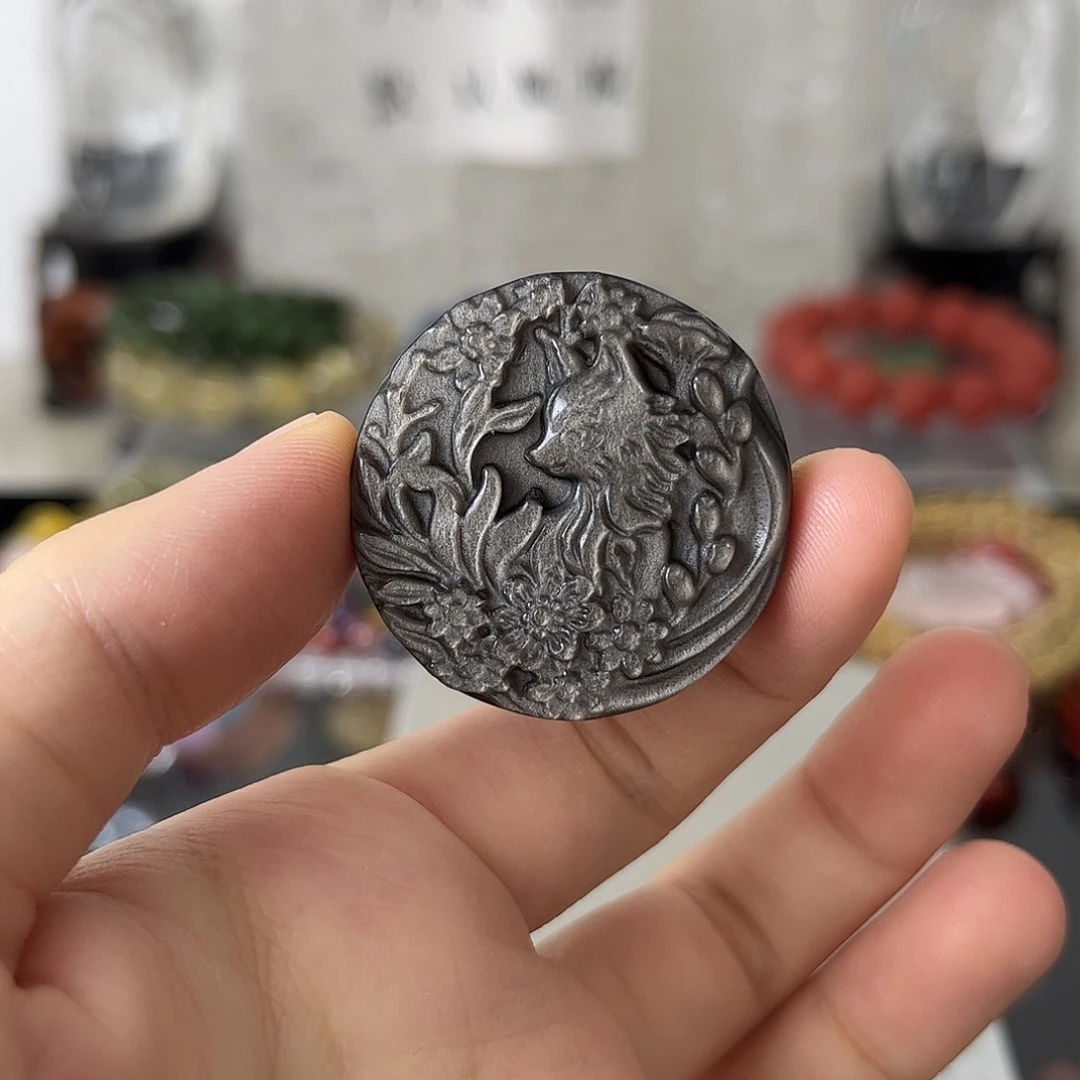 未镶嵌黑曜岩颈饰矿坑凤九