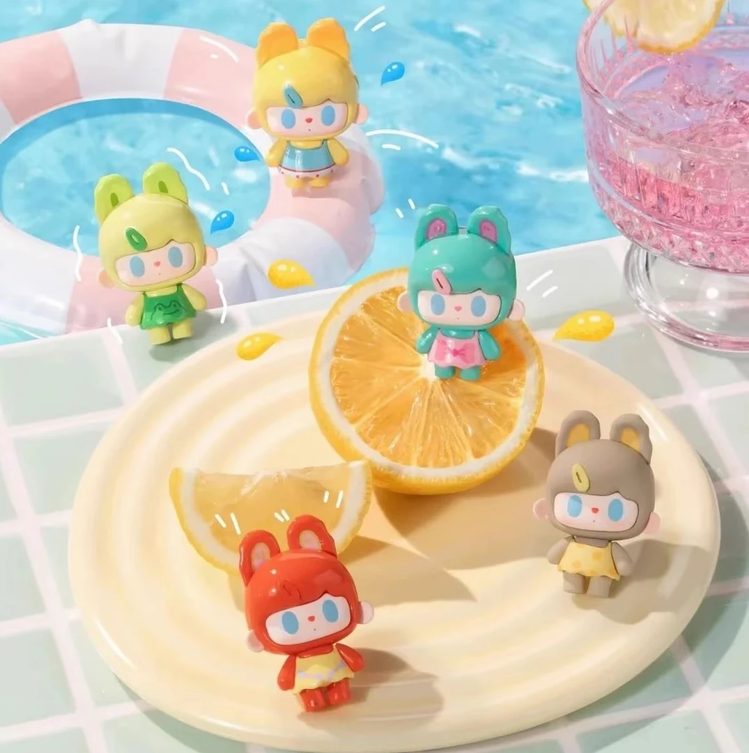 【奥叮叮拆盒】兔兔与熊三代马蒂斯的夏天萌粒TUTUBEAR可爱摆件