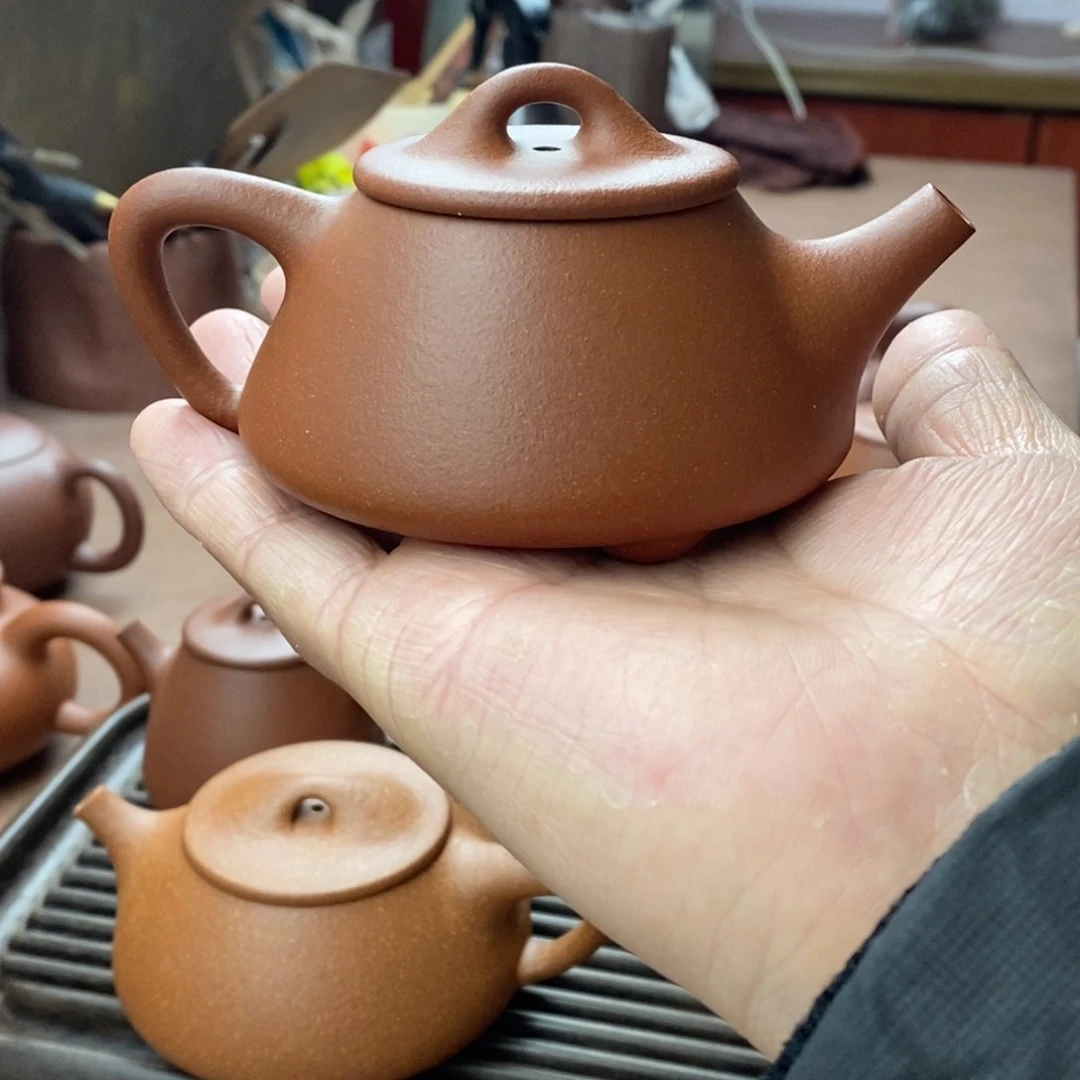 紫砂茶壶紫砂壶石瓢