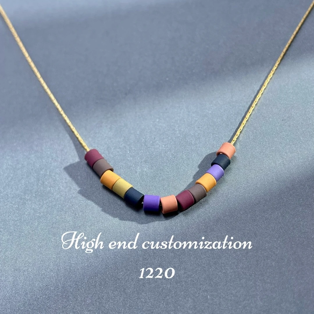 铜合金项链 设计师款项链~1220 （链长+延长链：40+6误差±2cm）