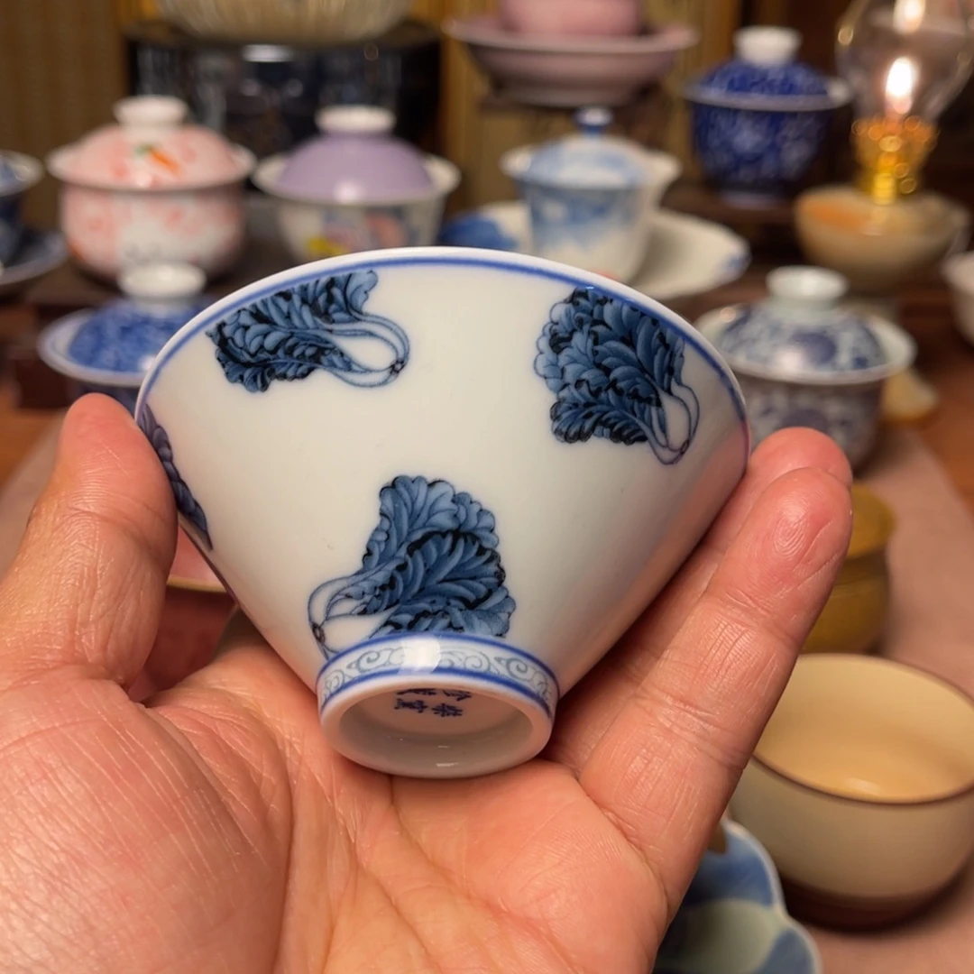 素铭品瓷釉下彩茶具