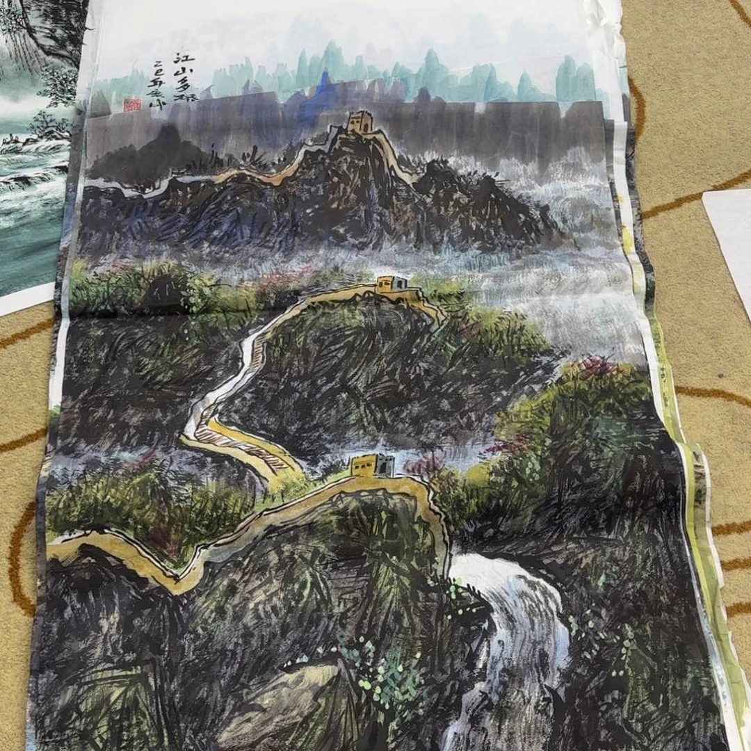 国画国画老师作品刘