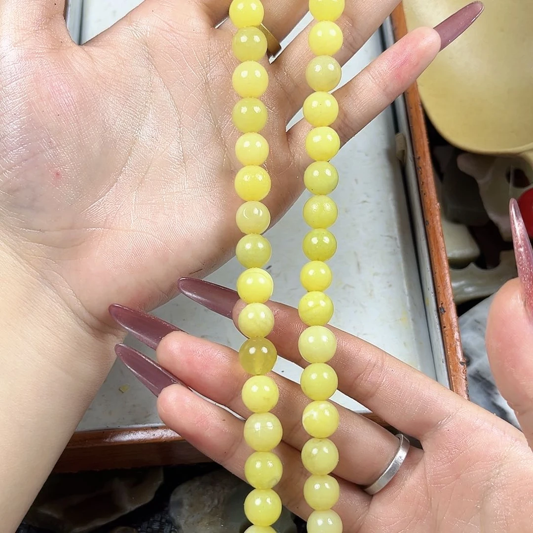 颈饰未镶嵌和田玉（糖玉）