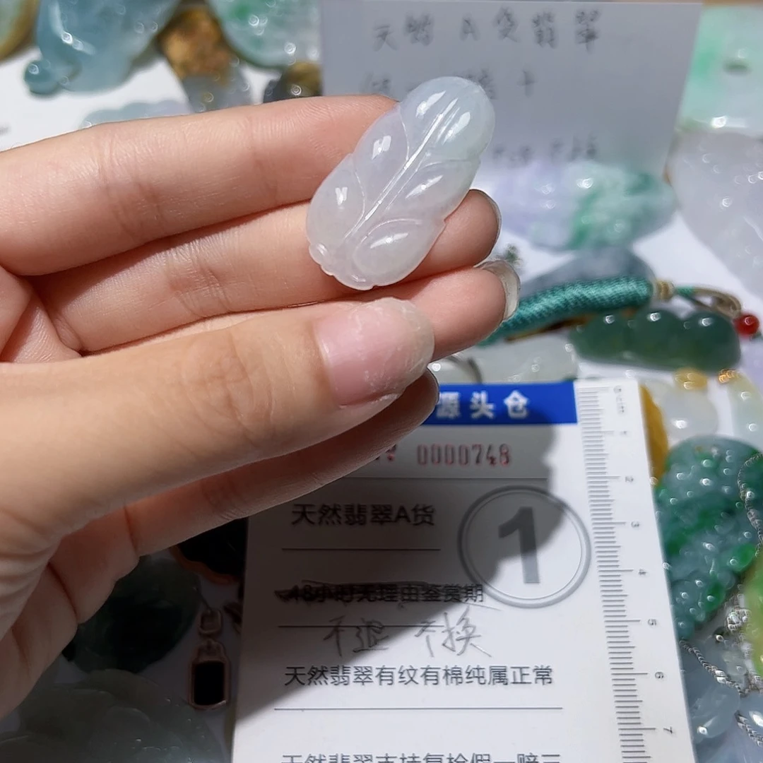 翡翠未镶嵌颈饰天然A货翡翠