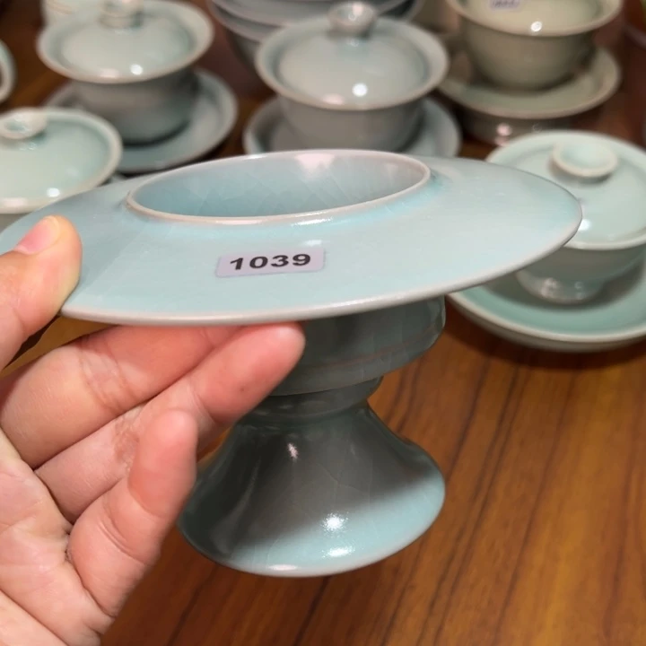 杯子1039 ，青鸾汝瓷原矿釉