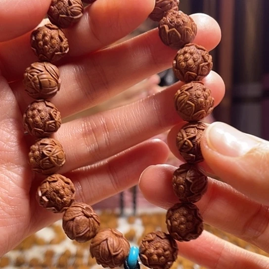 手串/手链橄榄核龙纹桃核