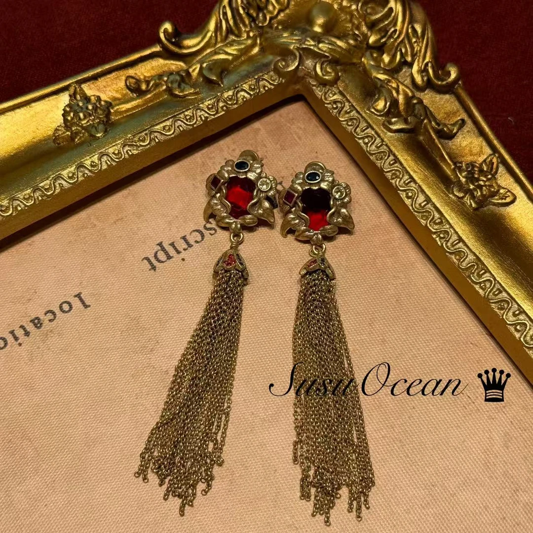 铜合金仿水晶耳饰 【1308】经典珍藏SusuOcean.