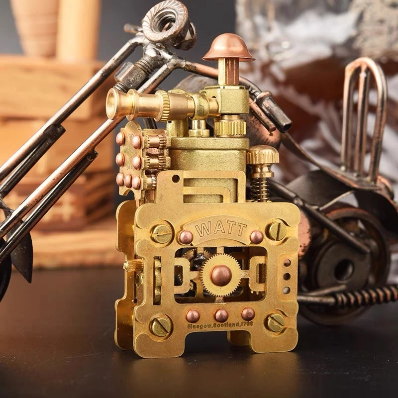 蒸汽朋克黄铜防风手工复古创意个性黄铜焊接煤油打火机时尚收藏男