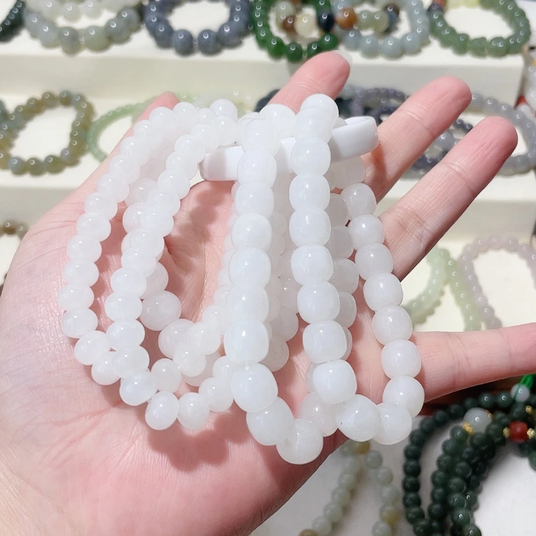 和田玉手串未镶嵌福利款不退换