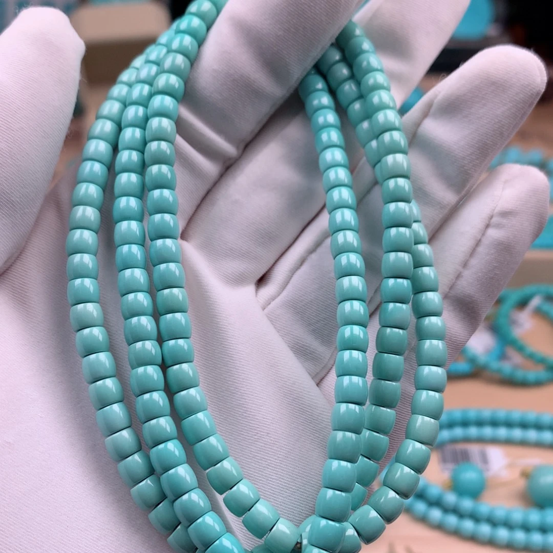 绿松石未镶嵌珠宝奇石5.1mm