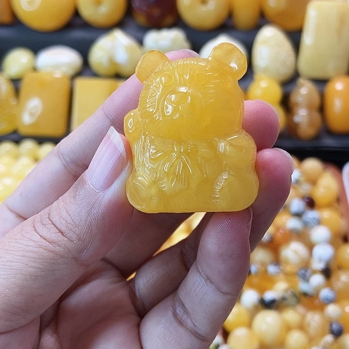 蜜蜡未镶嵌吊坠(不含链)