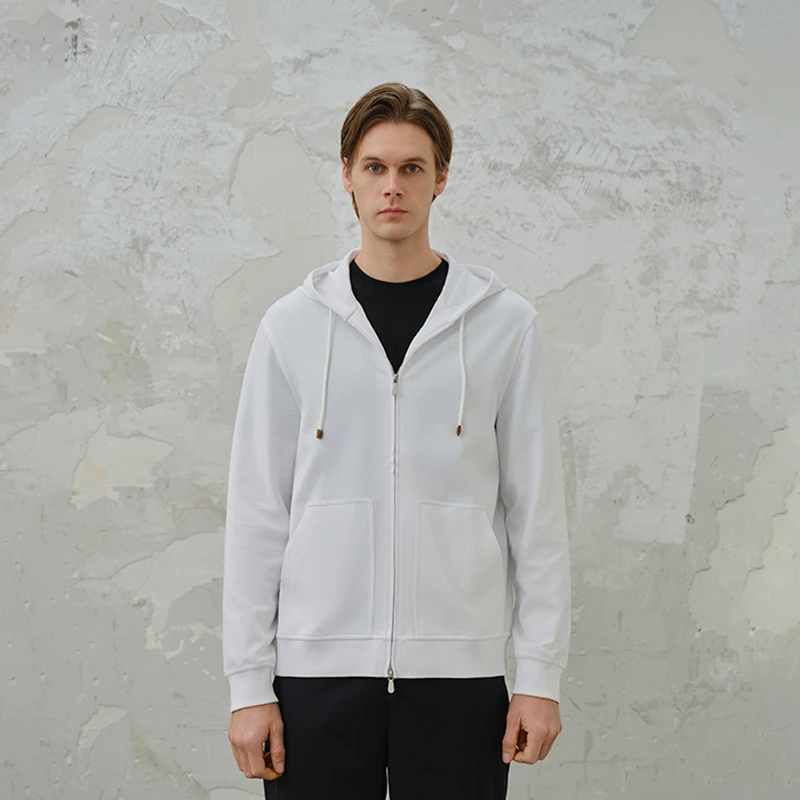 Supima男士连帽休闲运动卫衣外套 95460Y