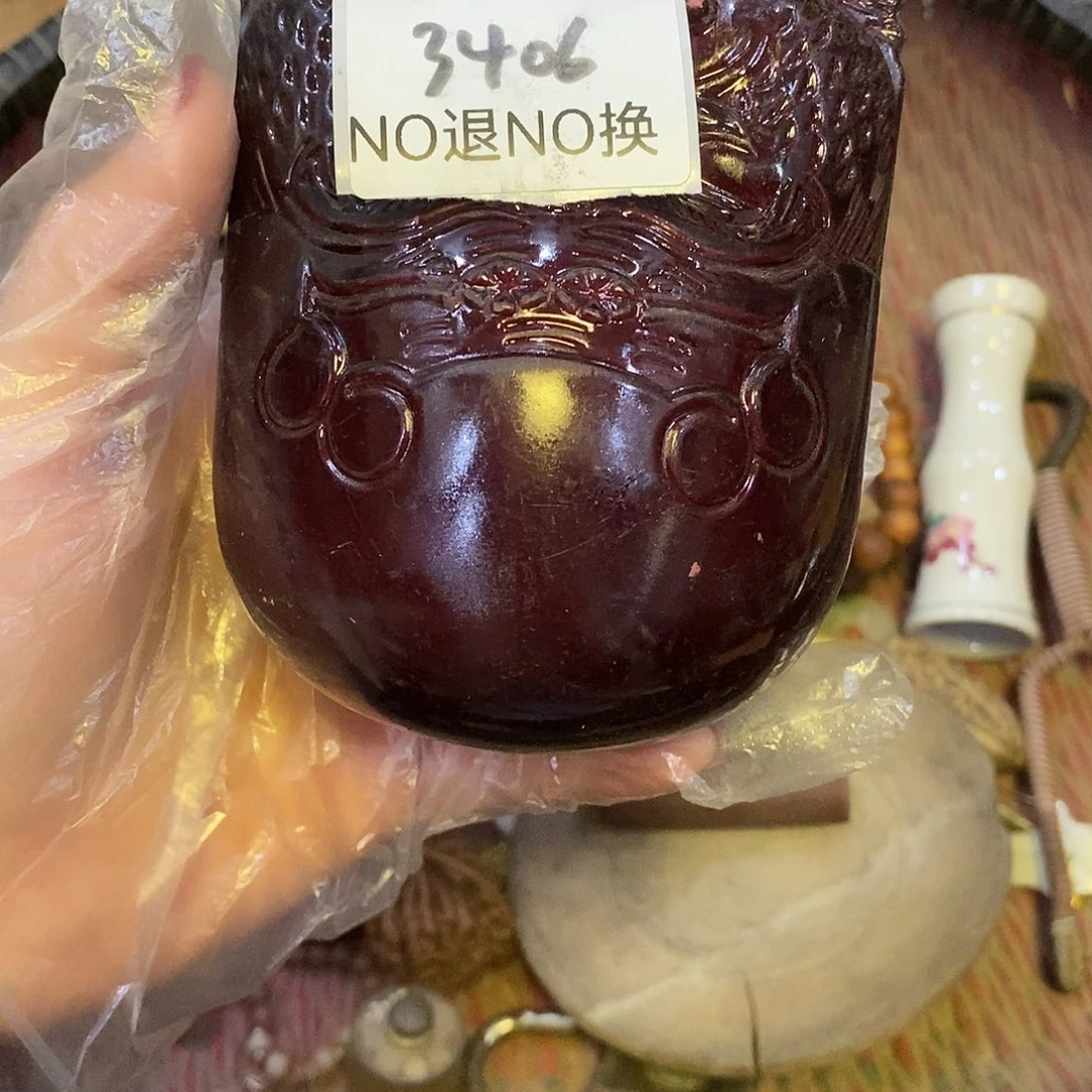 收***金瓷片3406号工艺品