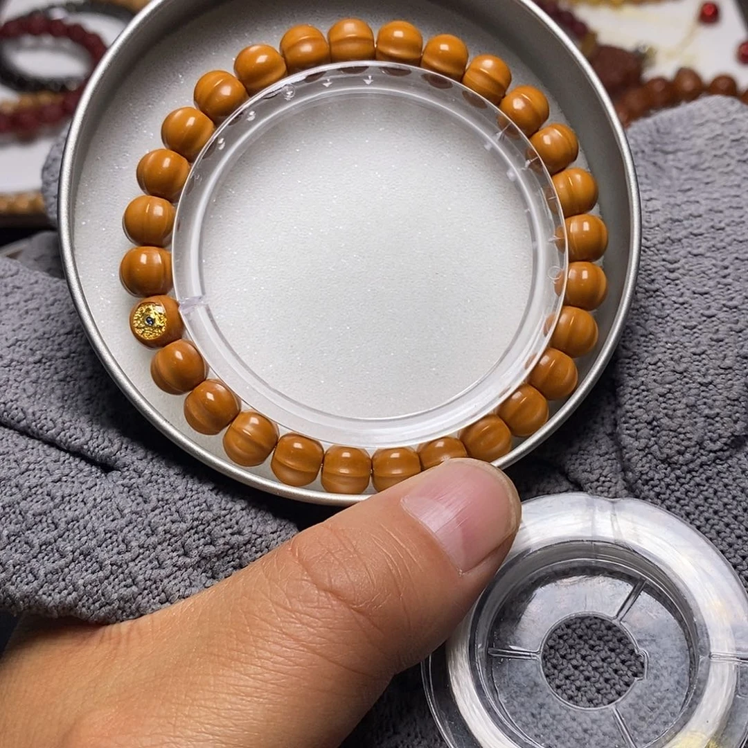 手串猴头核桃全品8左右鲨鱼鳍47超小