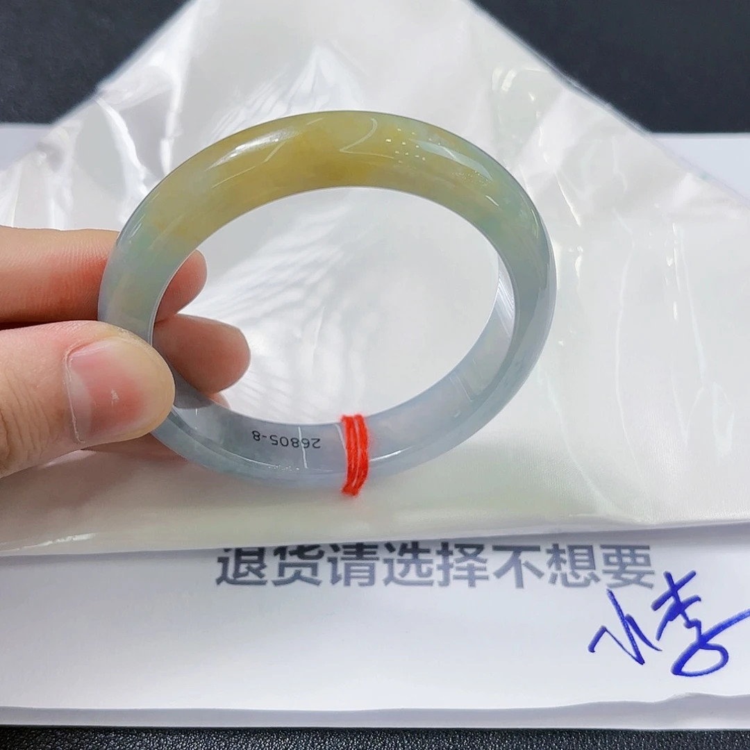 翡翠未镶嵌手镯翡翠手镯58