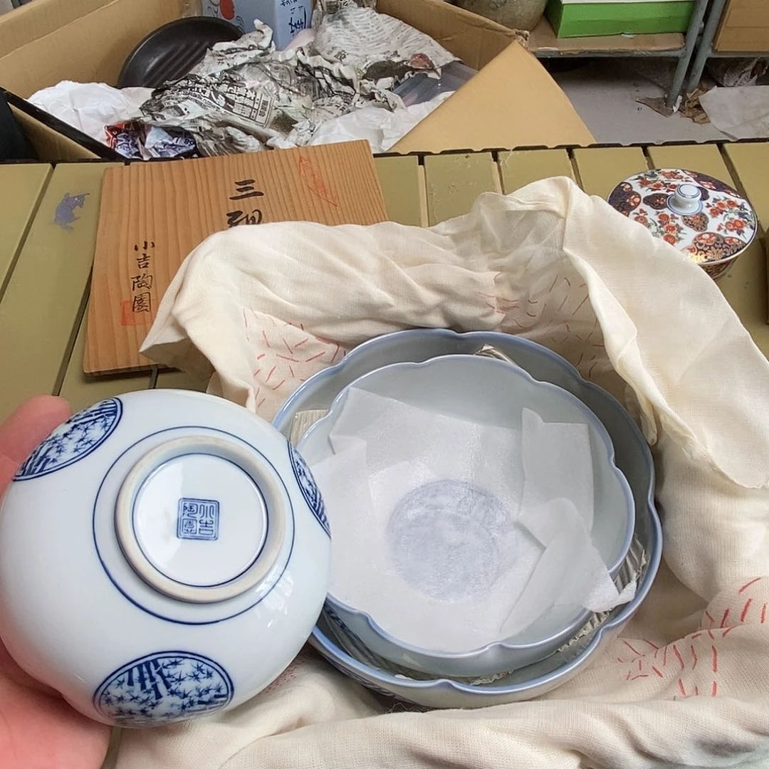 三只大中小茶具默认微瑕不退不换看好在拍