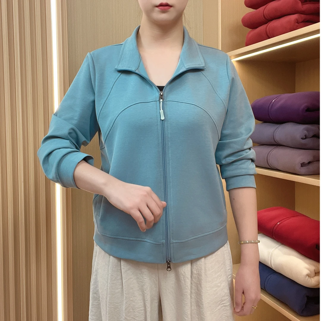 轻薄时尚新款立领双拉链多色休闲时尚百搭外套