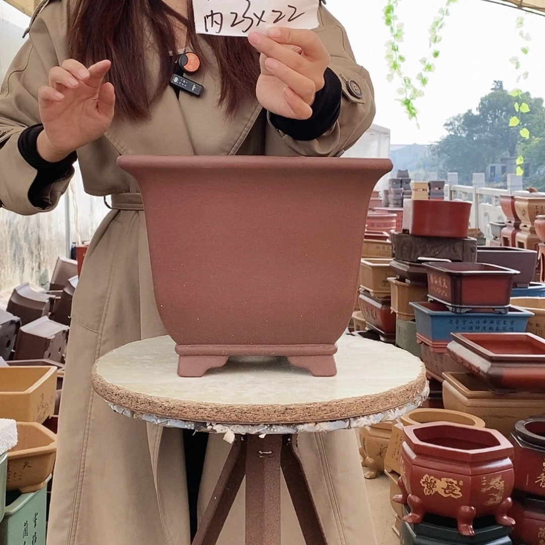 紫砂花盆紫砂花盆