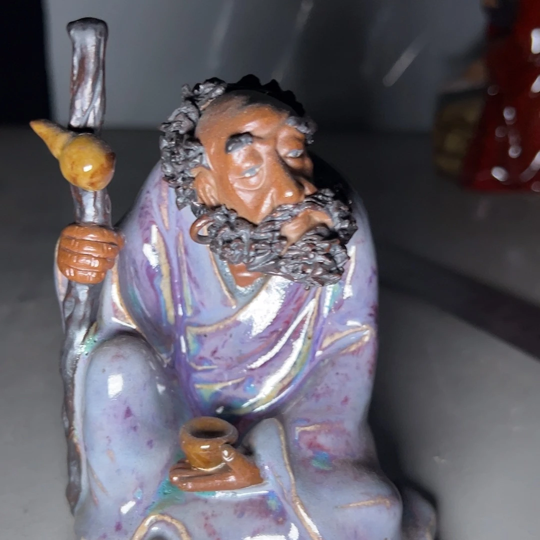 正宗岭南石湾盆放漏