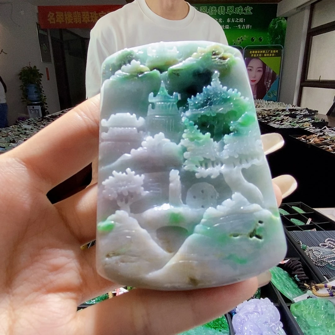 颈饰未镶嵌翡翠翡翠