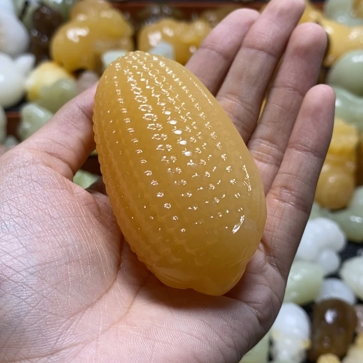 完全开放黄色玉米