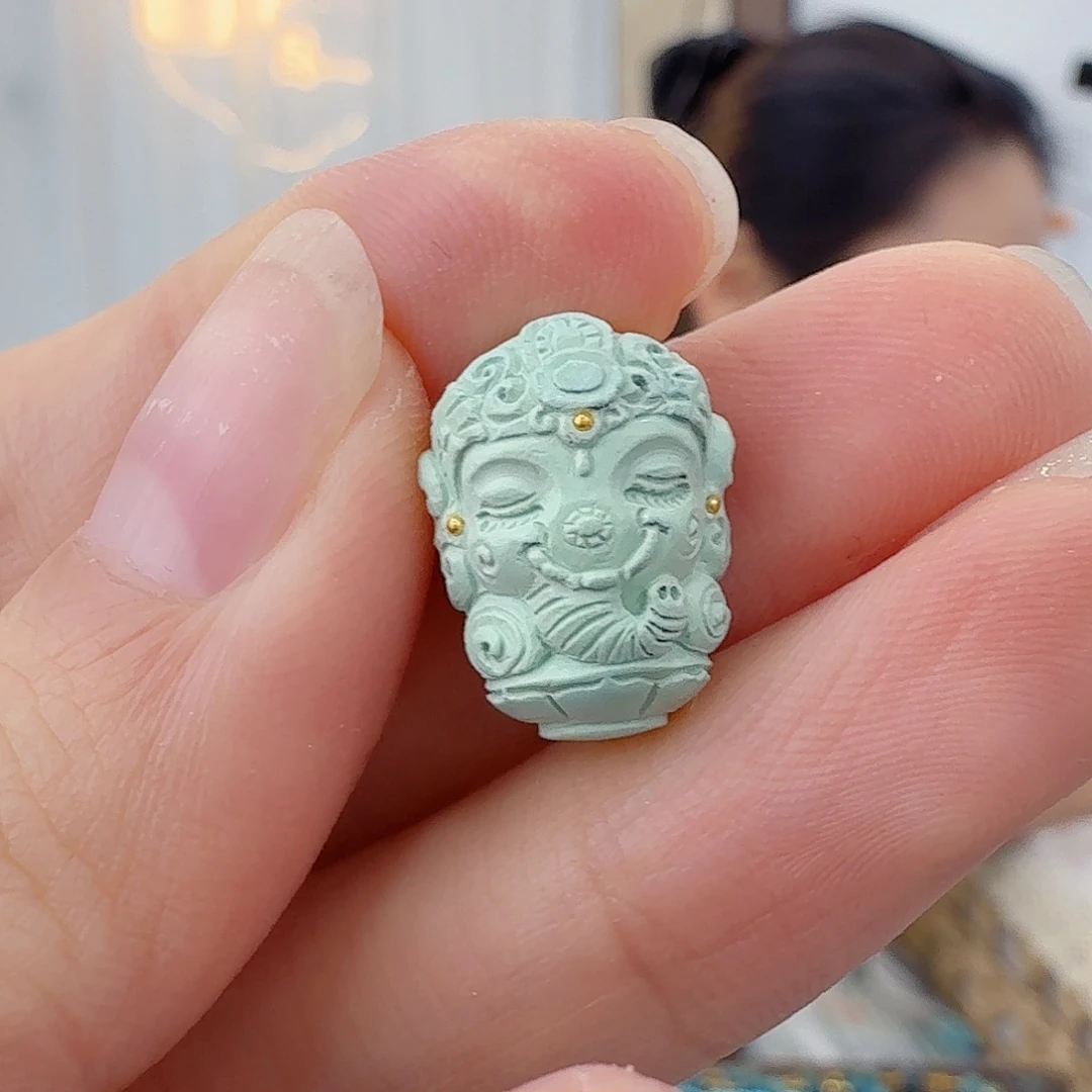 绿松石未镶嵌珠宝半成品