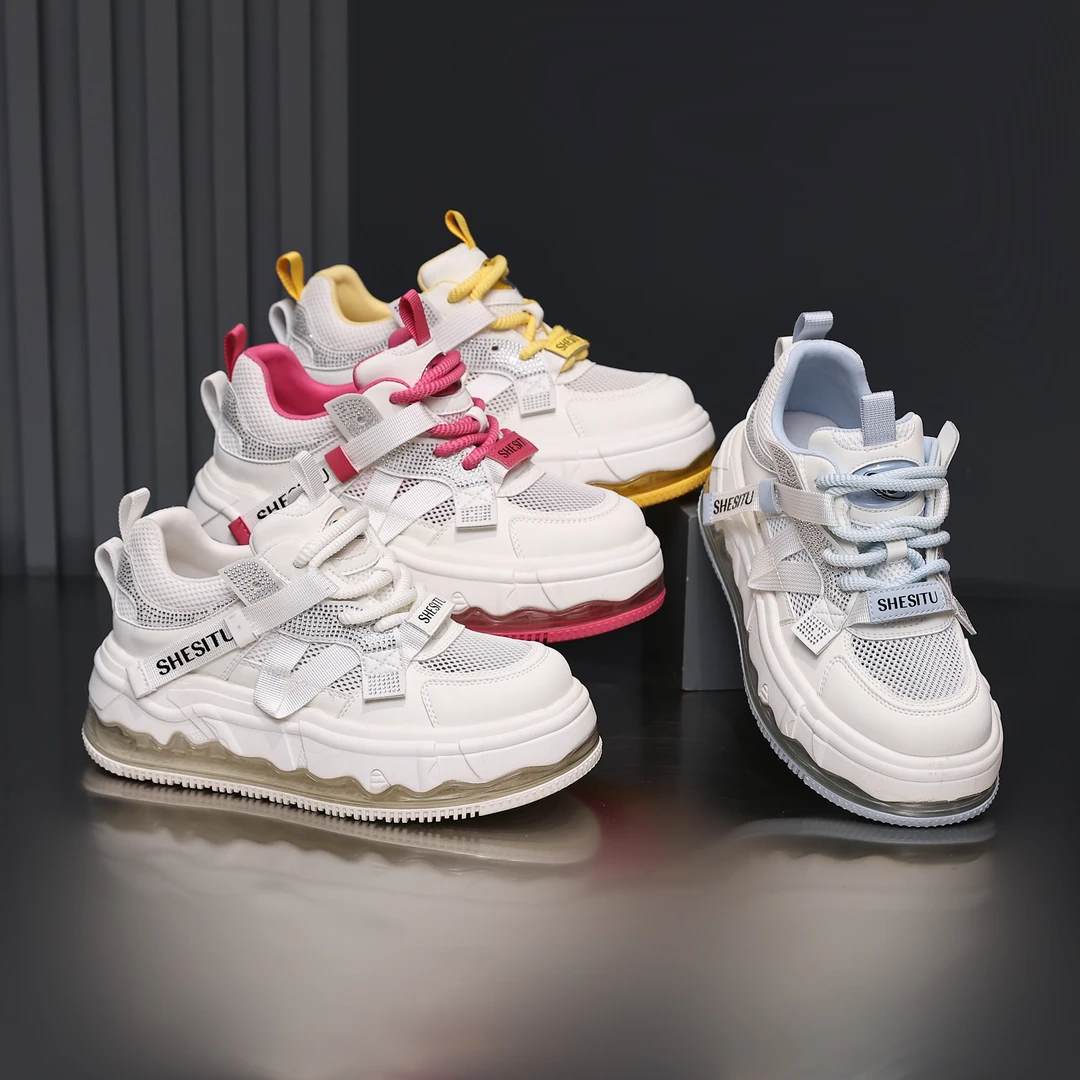 奢思图【全掌气垫】夏秋透气增高老爹鞋25WZ00387