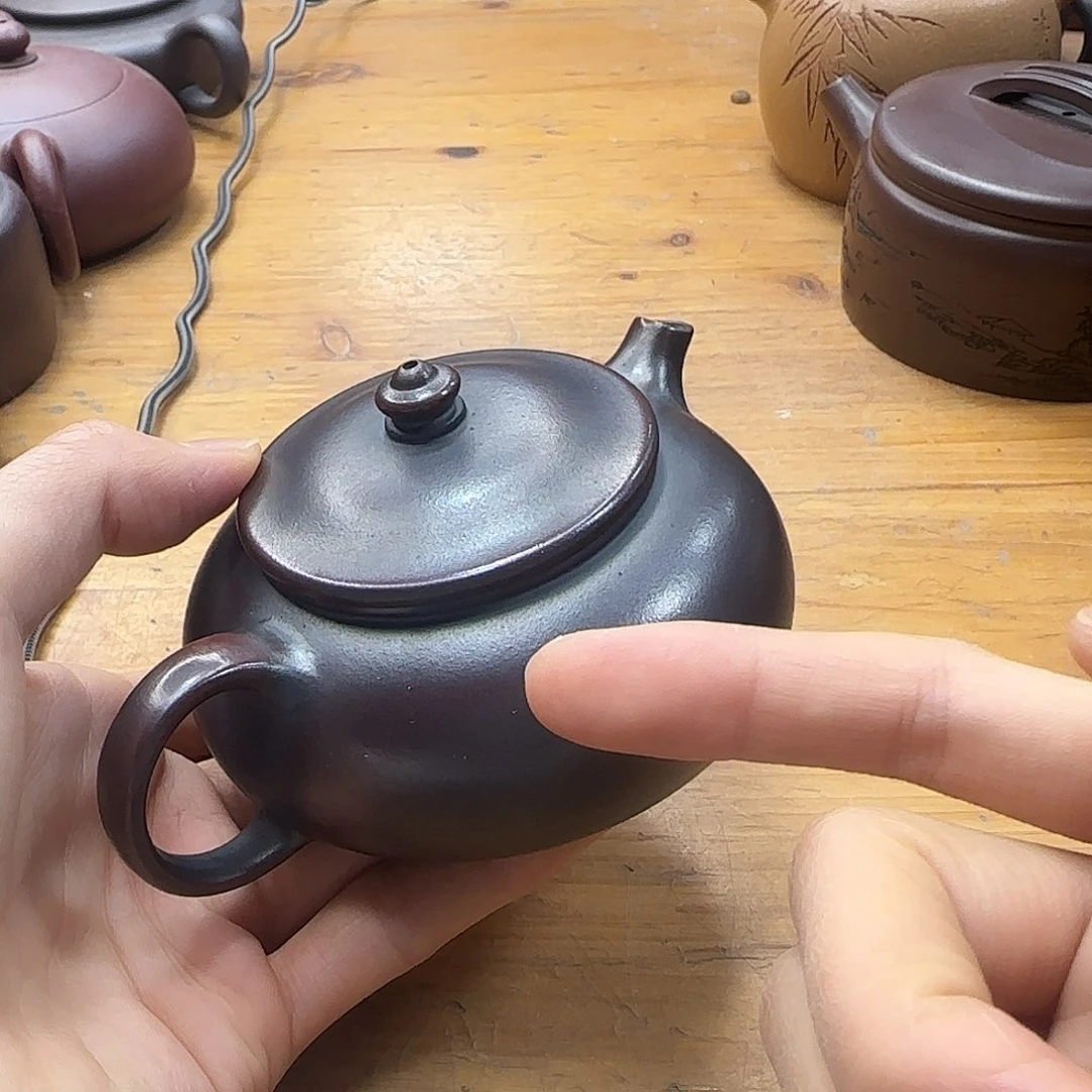 紫砂茶壶民间手艺人全手工制作
