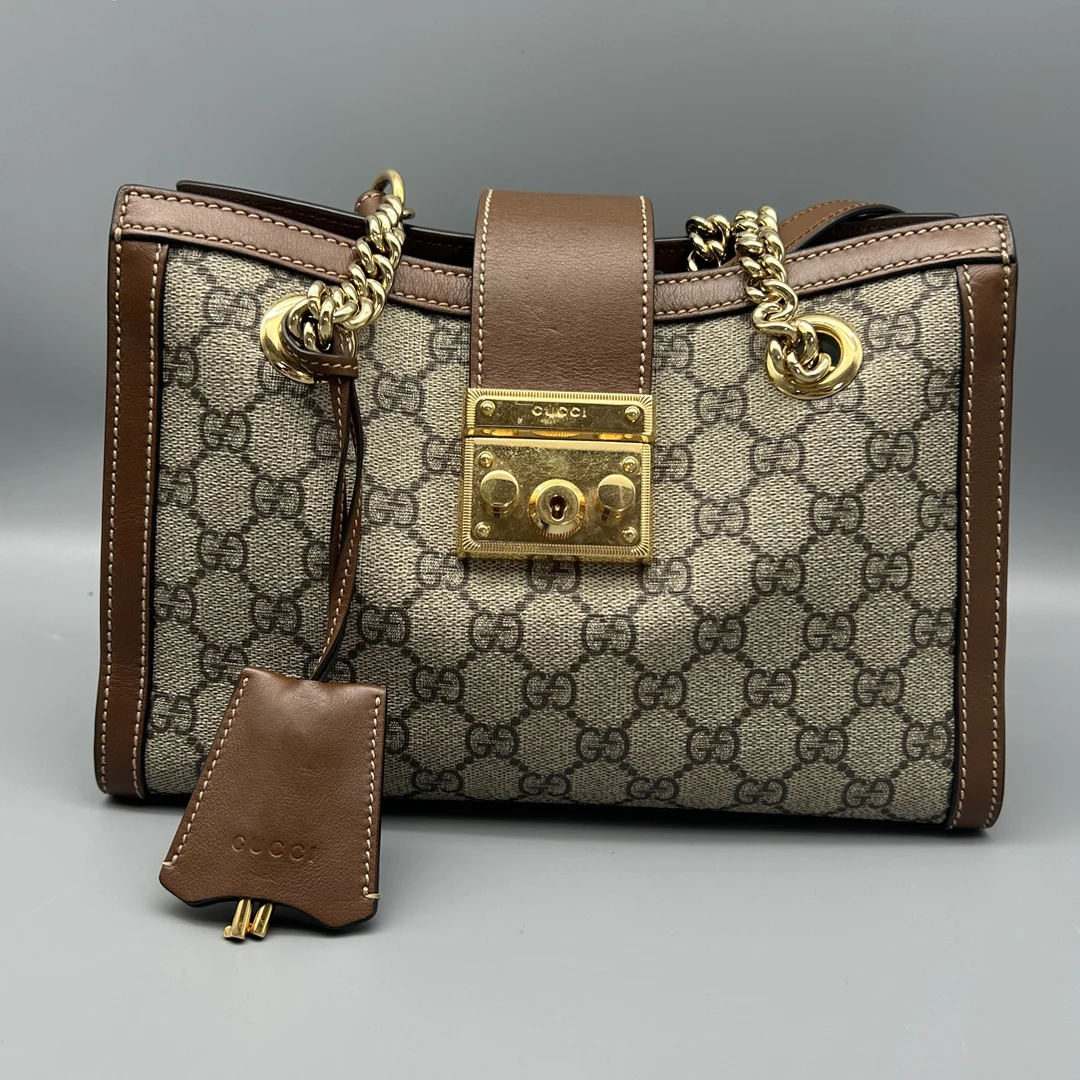 95新 GUCCI/古驰 padlock小号焦糖色 81700