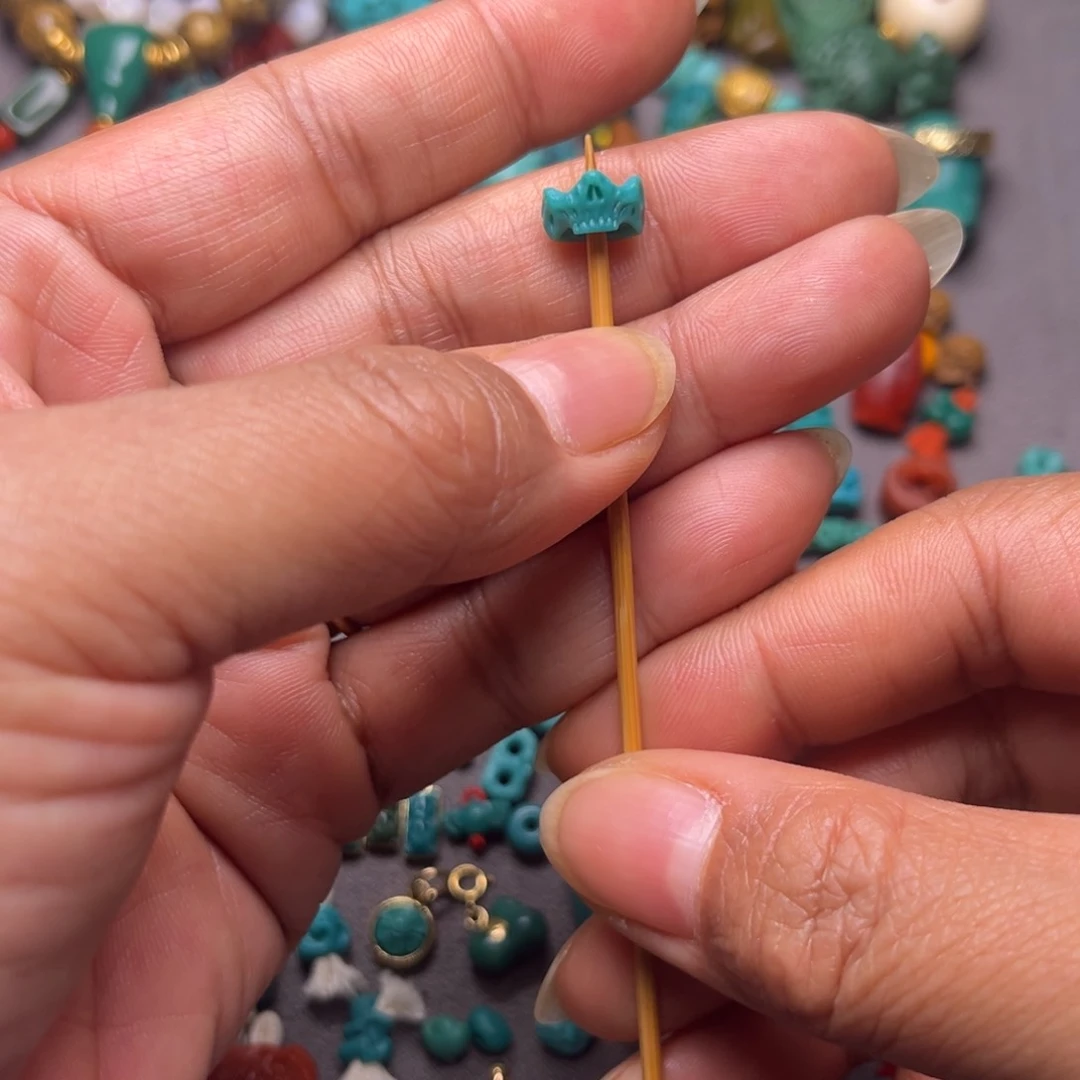 绿松石卡环未镶嵌