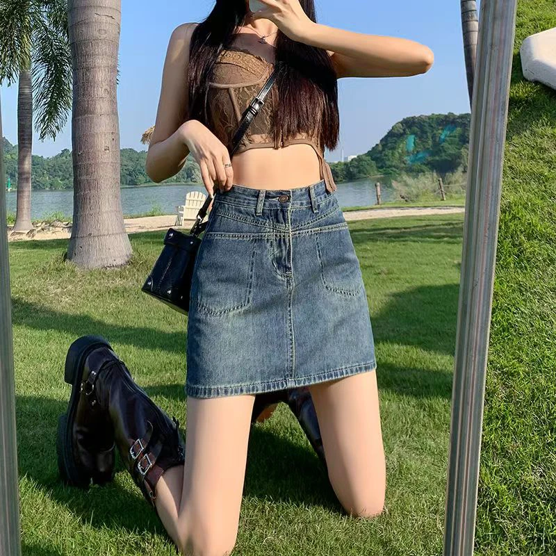 （751～800）春夏新款牛仔短裤短裙显瘦时尚百搭