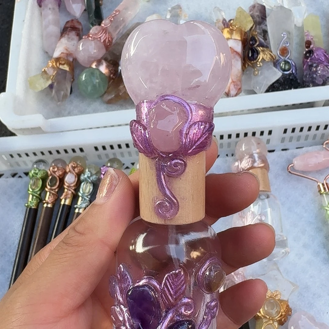 哇***哇颈饰未镶嵌紫晶粉