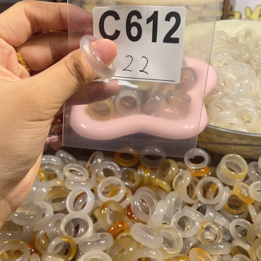 未镶嵌戒指玛瑙/玉髓612