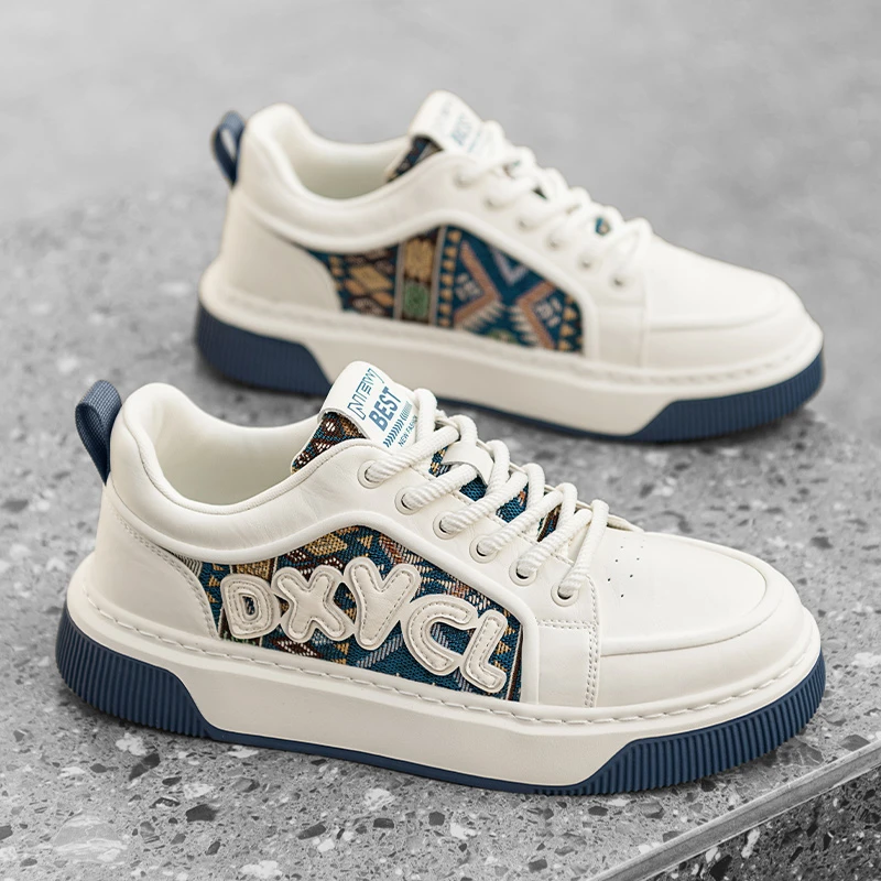 小白鞋男款2025新款男鞋百搭男式休闲鞋子爆款板鞋ZS8088