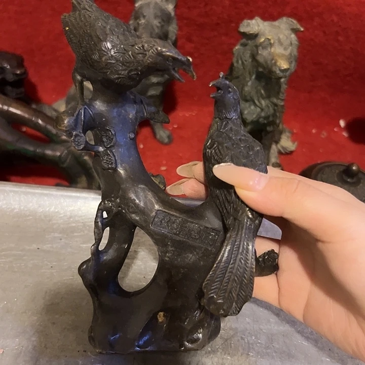 黄铜摆件，文房工艺品摆件