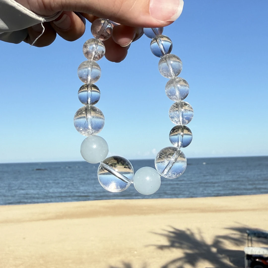 铁石英石手链 水晶原创设计不退换一物一拍链接