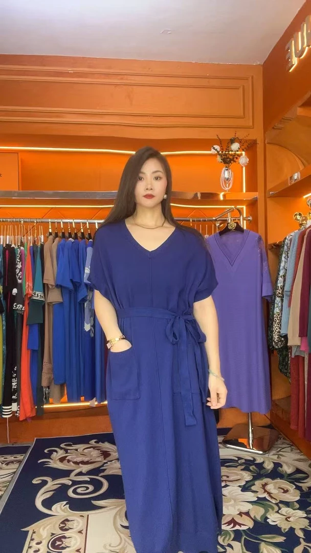 026夏季新款宽松短款连衣裙显瘦