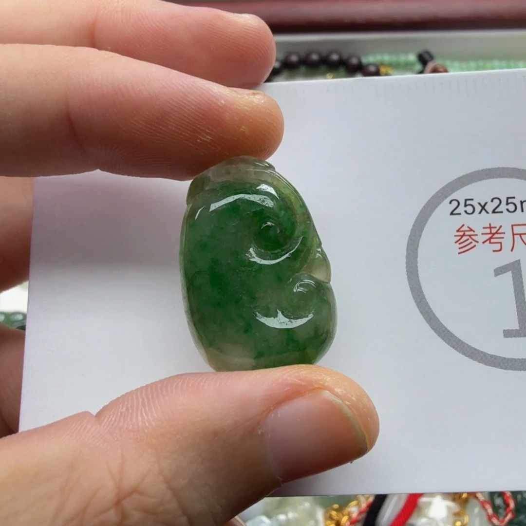 翡翠未镶嵌颈饰008