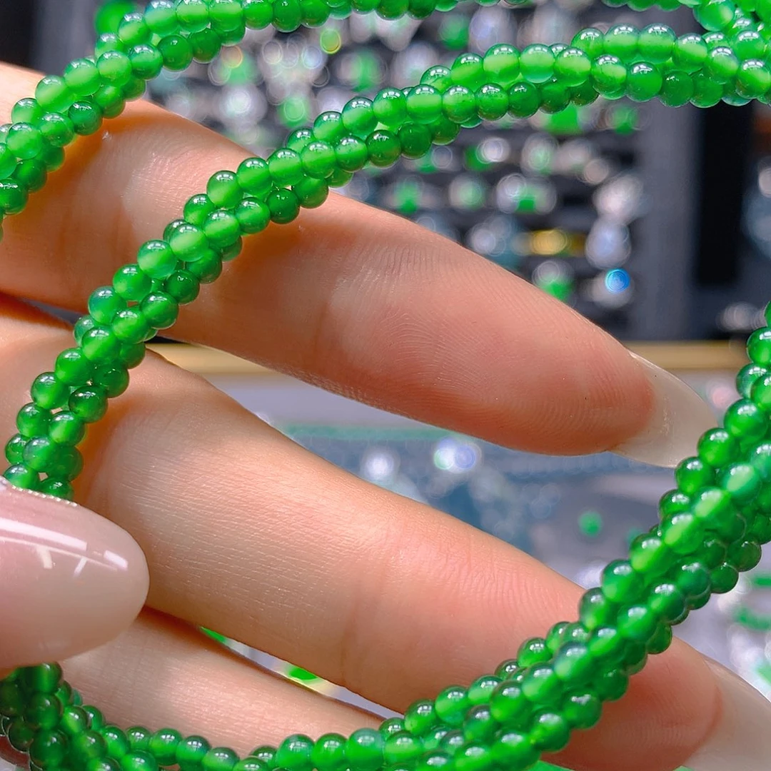 翡翠未镶嵌耳饰天然翡翠