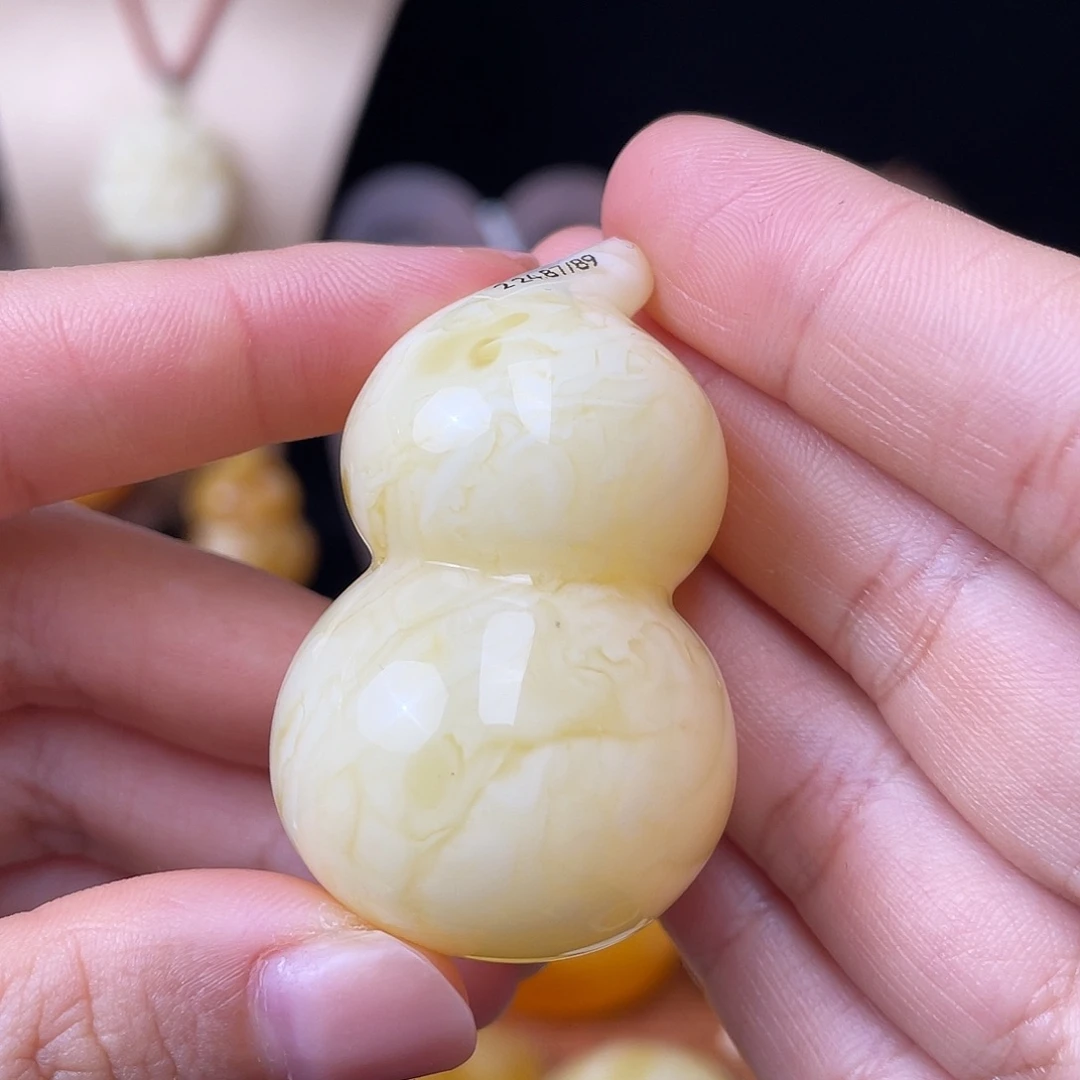 琥珀未镶嵌珠宝奇石花粉