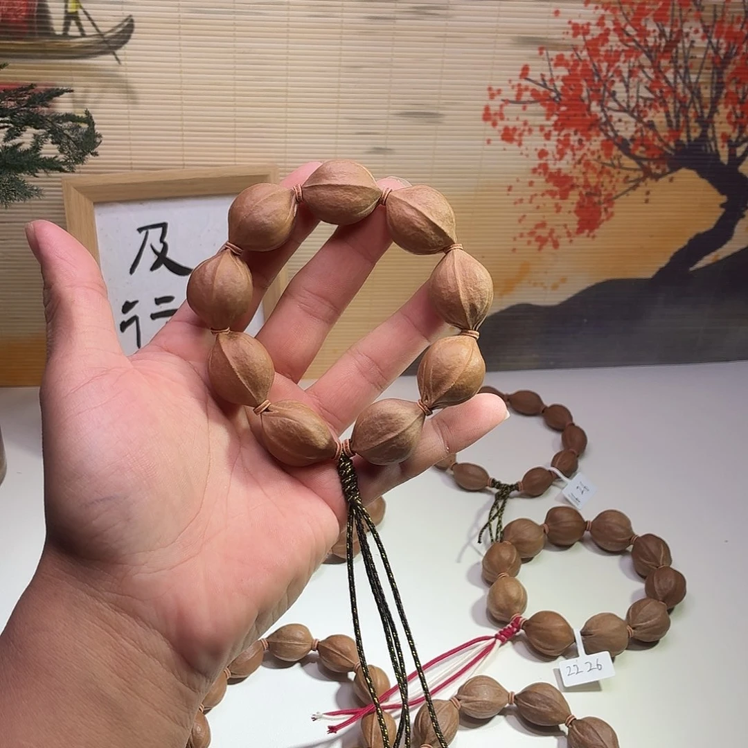 喝***豆橄榄核手串/手链梅林铁核22.29头货