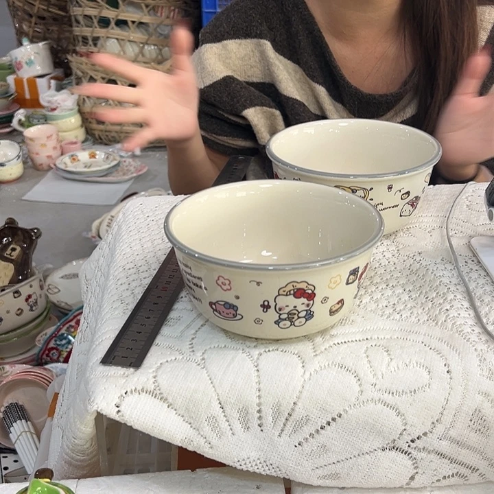 瓷潮州陶瓷工厂微瑕6寸