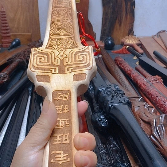 一米长桃木木剑剑