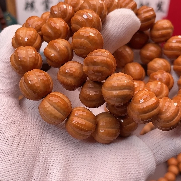 吊坠猴头核桃微瑕聚宝盆手工钻面系列