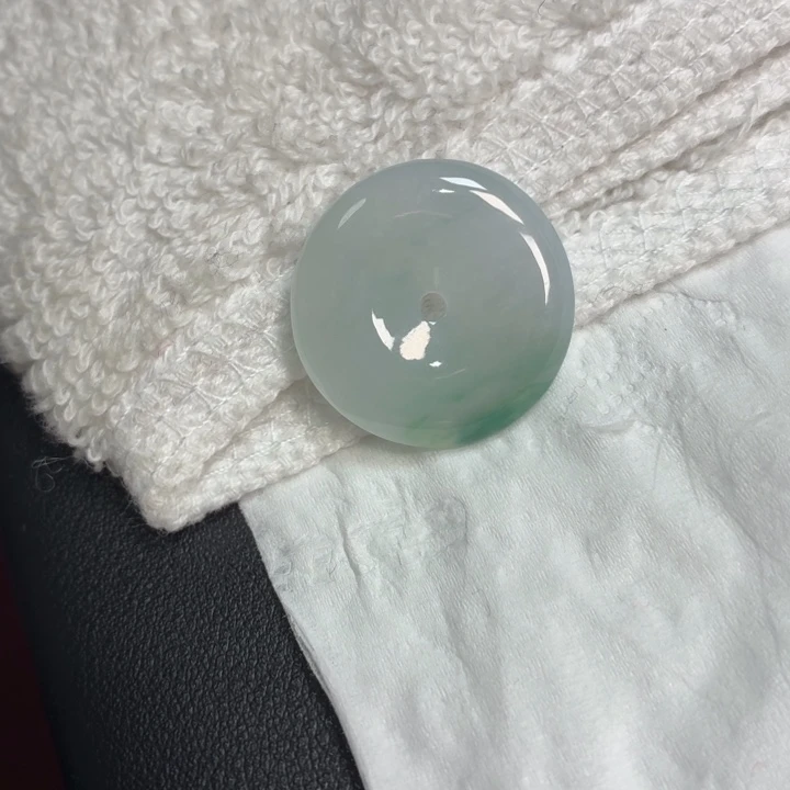 翡翠未镶嵌颈饰翡翠天然A货平安扣