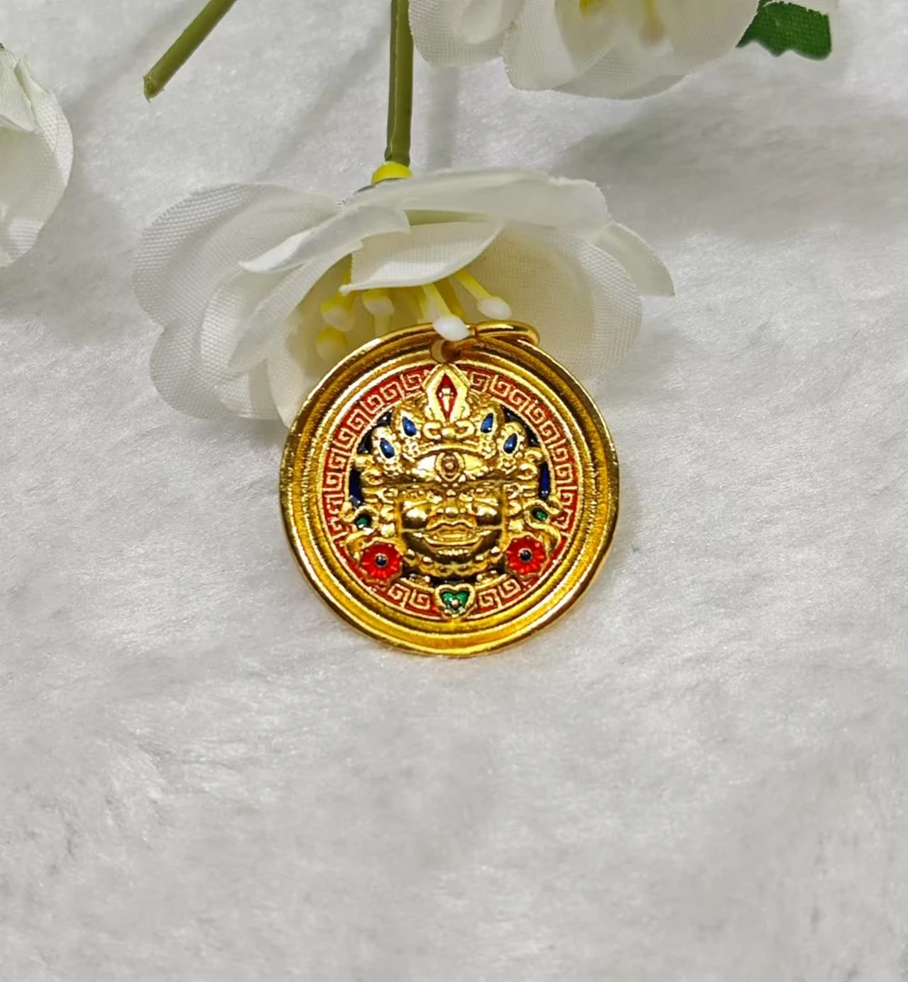 扎基拉姆珐琅彩吊坠复古中古仿古303