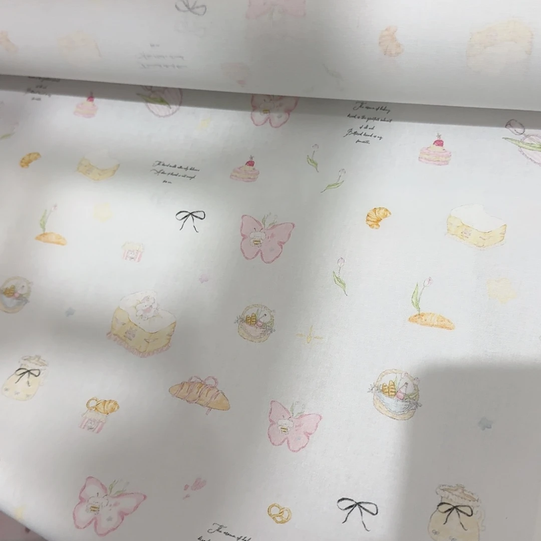 一米价纯棉平布1.1米宽果子布艺5.4