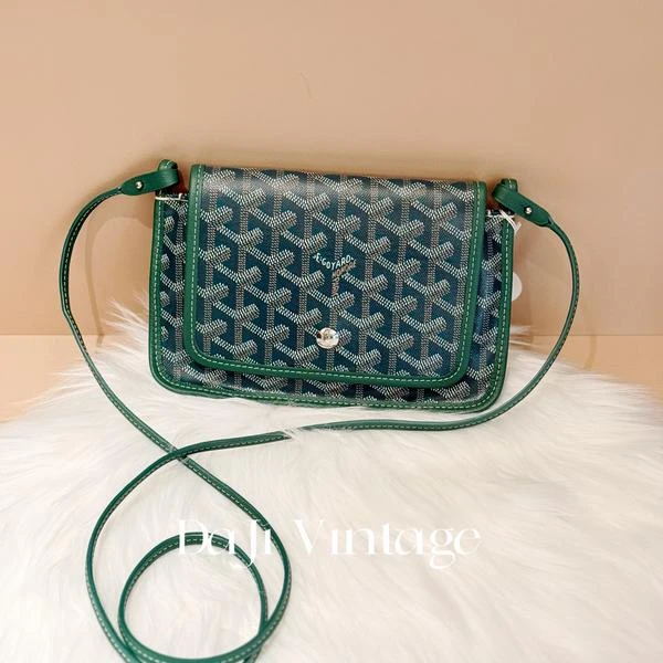 大吉中古/goyard戈雅绿老花信封woc斜挎包
