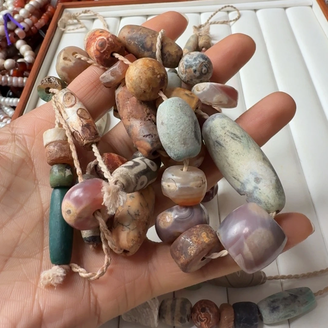 吃***猫玛瑙/玉髓足铂镶嵌颈饰