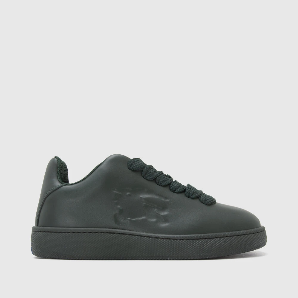 BURBERRY博柏利新品牛皮圆头系带简约男鞋运动休闲鞋板鞋8083710